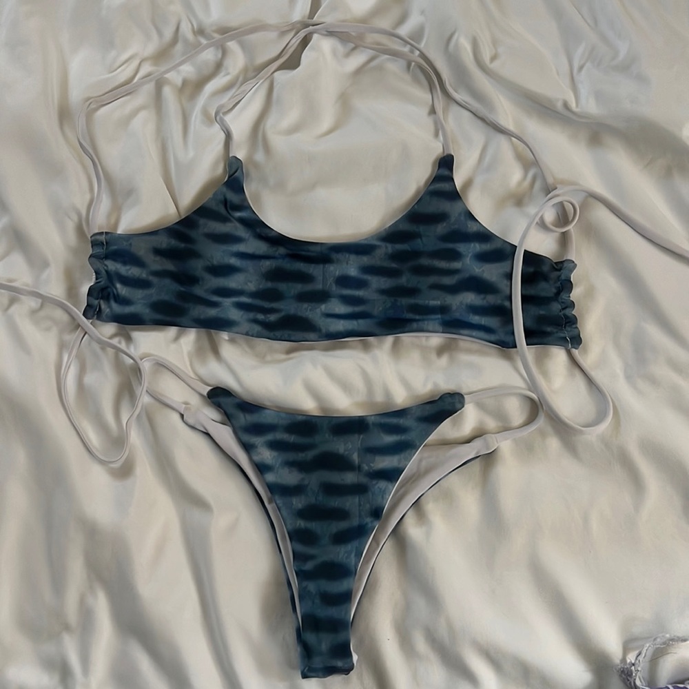 Freedive girls tiger shark bikini set